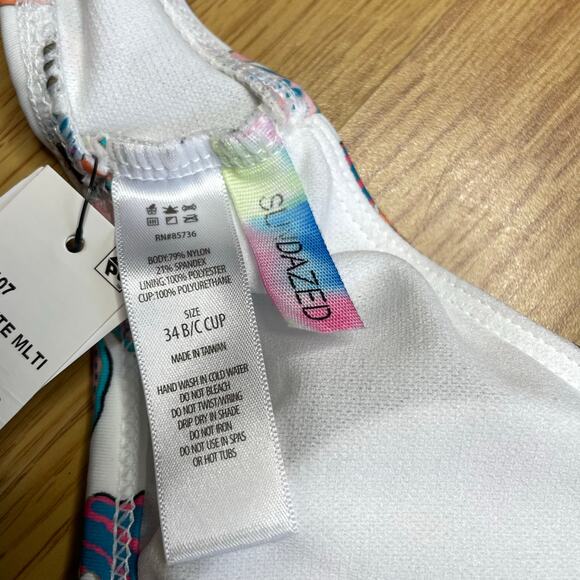 Sundazed Paisley Bikini Top, 34 B/C - Picture 6 of 8